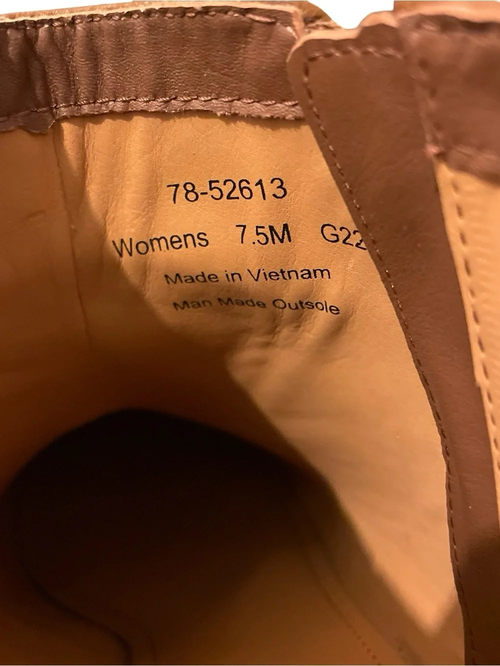 Johnston & Murphy Womens Trista Double-Zip Bootie Brown Boots Size 7.5